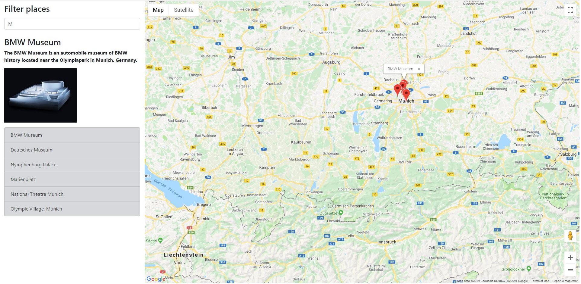 Muenchen Map